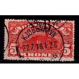 1915 - Danmark - AFA 81 - Frimærke - Stemplet.